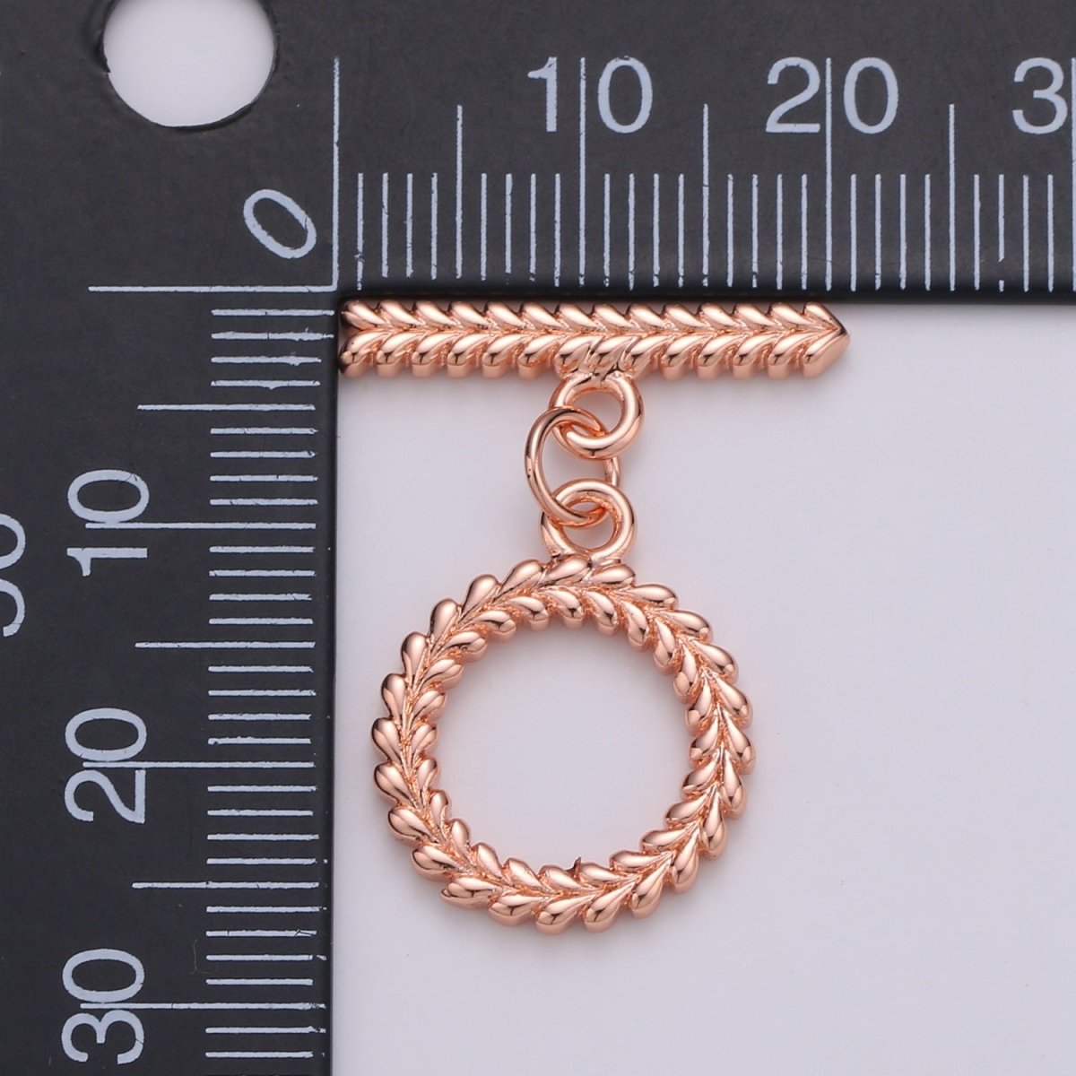 Braided Toggle Clasp Gold / Black / Rose Gold / Silver For DIY Jewelry Making Necklace Bracelet Anklet Supplies L-108~L-111 - DLUXCA