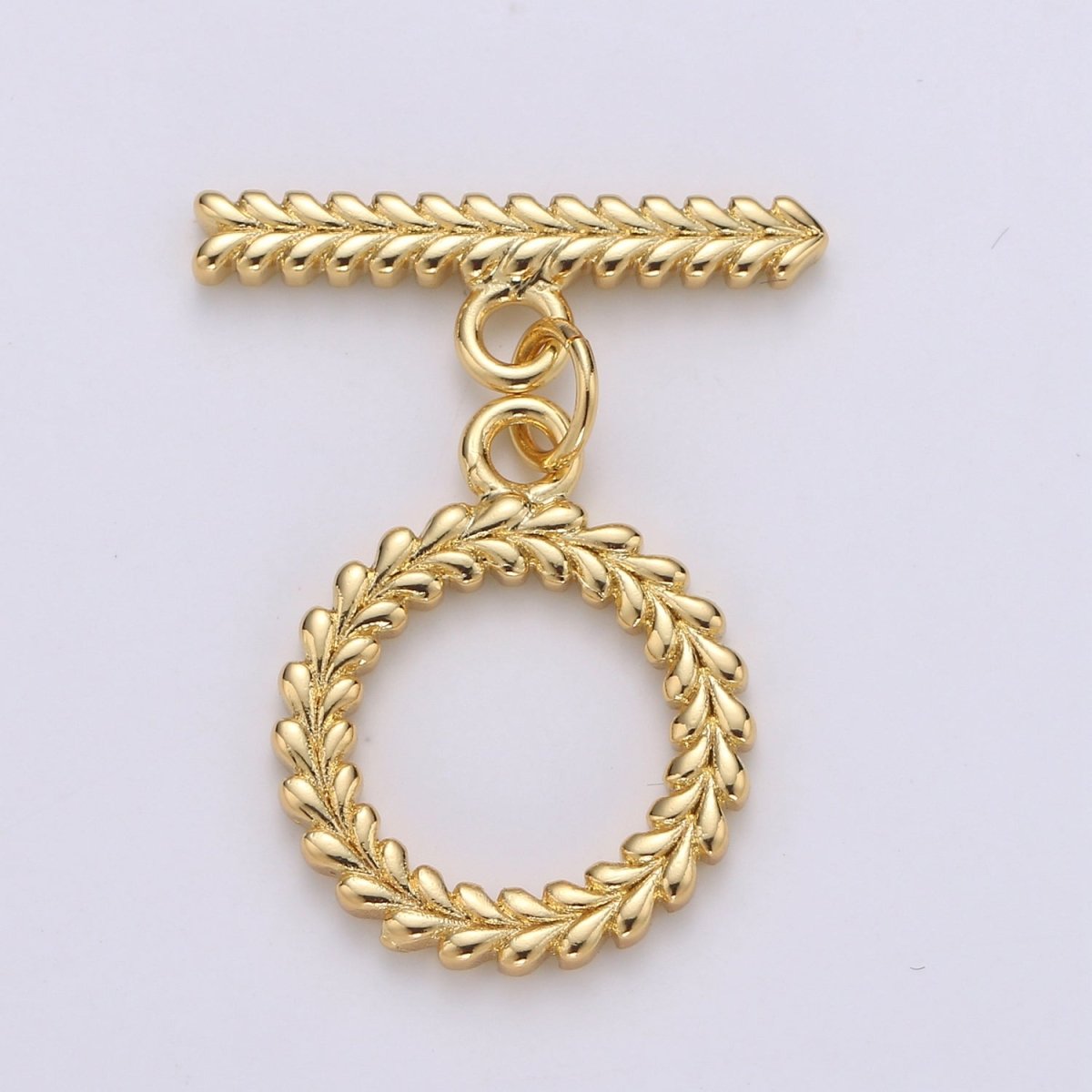 Braided Toggle Clasp Gold / Black / Rose Gold / Silver For DIY Jewelry Making Necklace Bracelet Anklet Supplies L-108~L-111 - DLUXCA