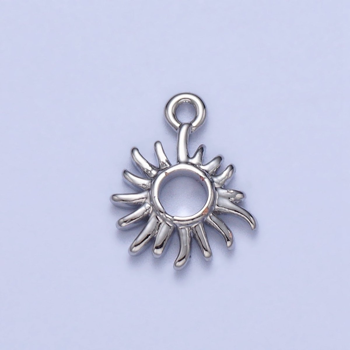 Celestial Shinning Sun Laser Beam Open Add-On Charm in Gold & Silver | AC040 AC041 - DLUXCA