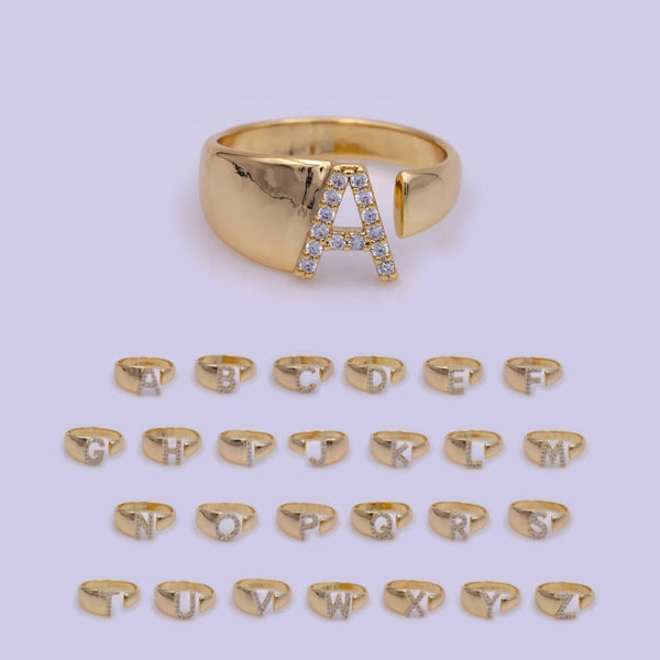 Gold ring design with letters online