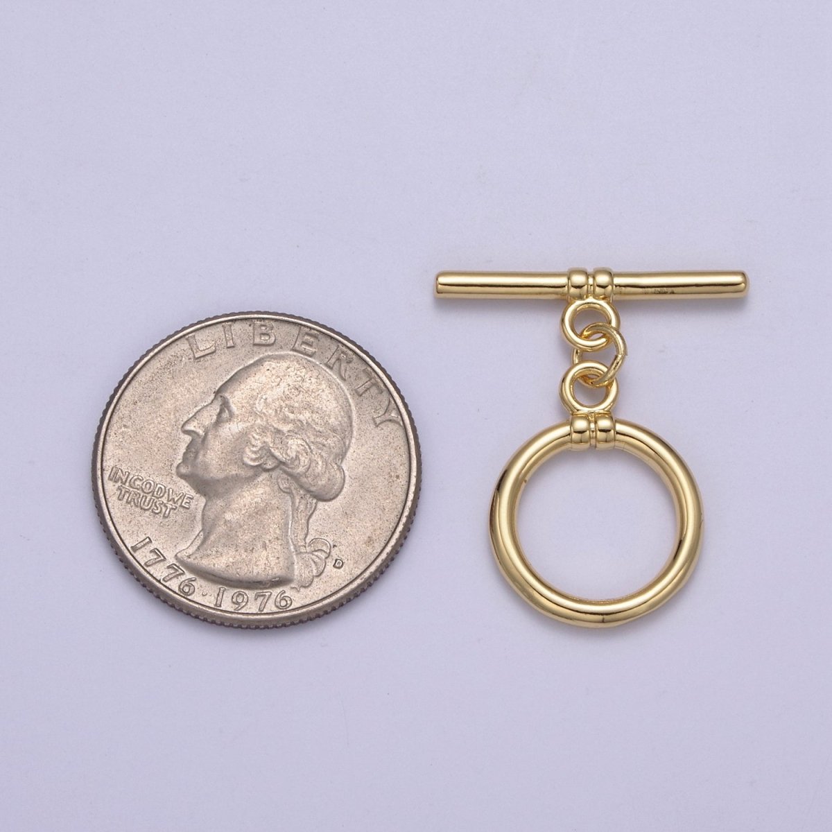 Classic Gold Toggle Clasp OT Clasp for Necklace Bracelet Jewelry Making L-669 L-671 - DLUXCA