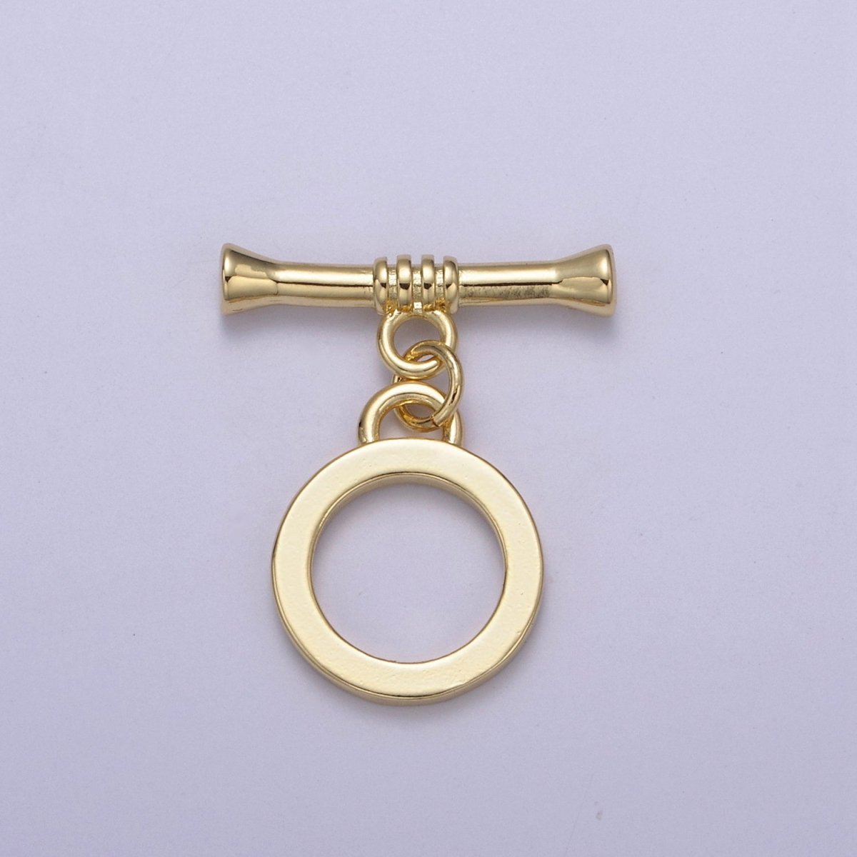 Classics Toggle, High Quality Gold Toggle Clasp, T Bar Fasteners for Necklace, Fancy Bracelet Closures, Designer's Toggles L-673 - DLUXCA