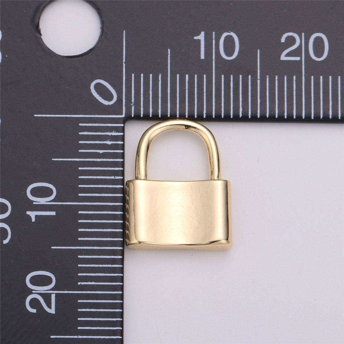 Clearance 7mm, 15mm, 20mm Dainty 18k Gold Filled Padlock Charm, Tiny Padlock charm Small lock Pendant Love Lock for Earring Necklace Bracelet Making K-114 K-040 K-149 - DLUXCA