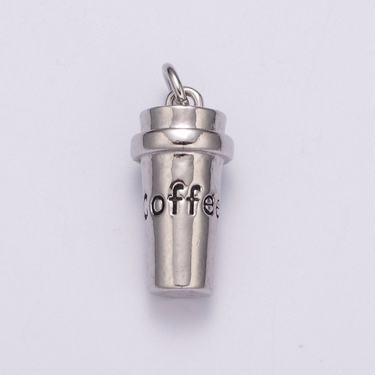 Coffee Tumbler Pendant 24K Gold Filled Starbucks Cup Charm for Coffee Lover Gift M-823 M-824 - DLUXCA