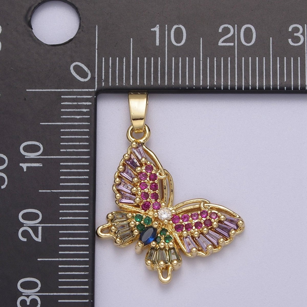Gold filled butterfly necklace store