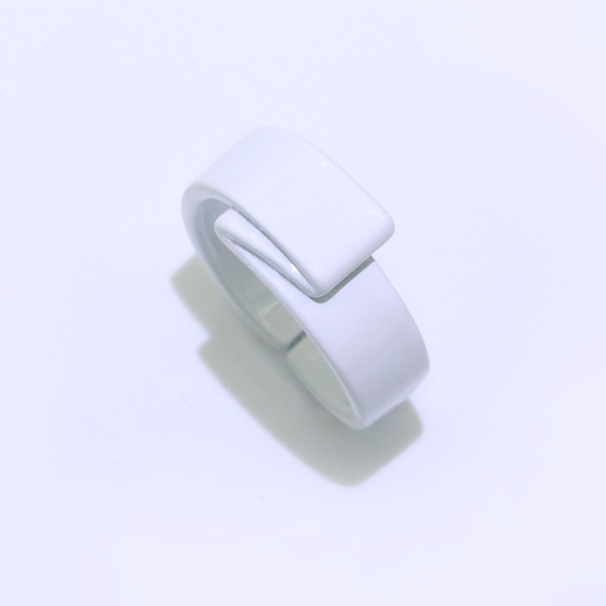 Colorful Neon Twisted ring, Y2K Trendy ring, Chunky enamel ring, Fun Summer ring Candy color ring, Gift for her - DLUXCA