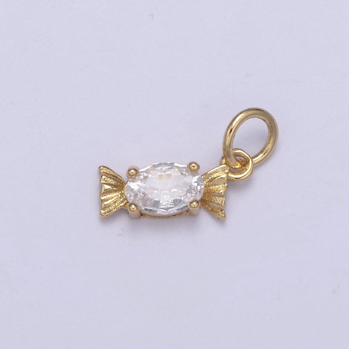 demdodeeチャーム　インディアン Wholesale Gold Filled CZ Micro Pave Dandelion On Oval Shape