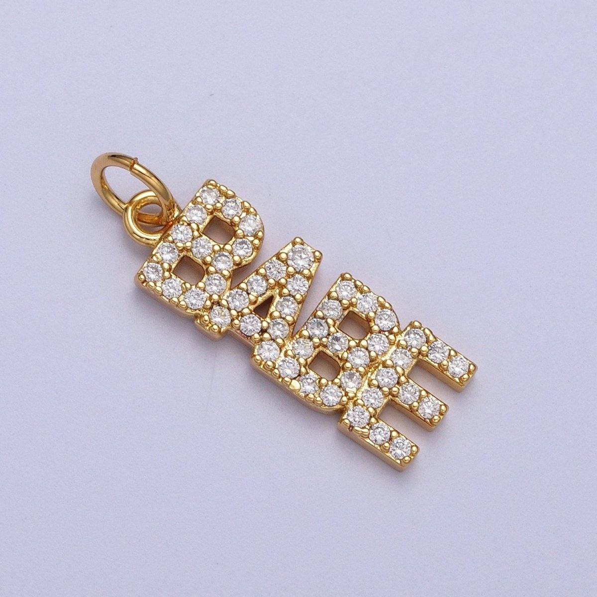 Dainty 24K Gold Filled Cubic Babe Charm Micro Pave Couple Friendship Girl friend Bracelet Necklace Earring Supply AC549 AC550 - DLUXCA
