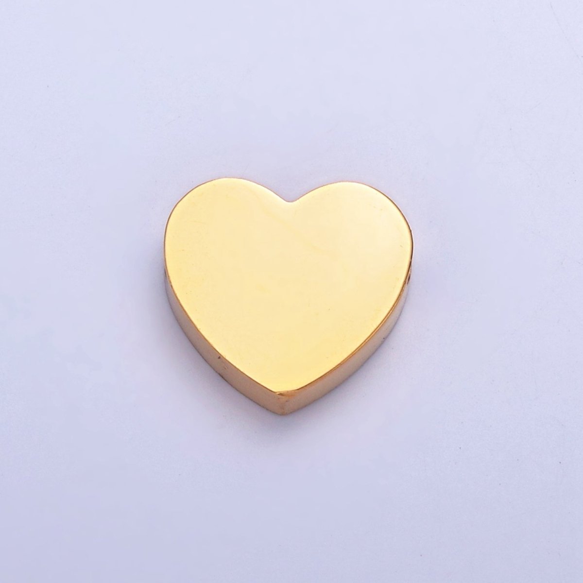 Dainty 9.7x10.6mm Stainless Steel Heart Bead, Jewelry Component For Jewelry Making, W-849 W-850 - DLUXCA