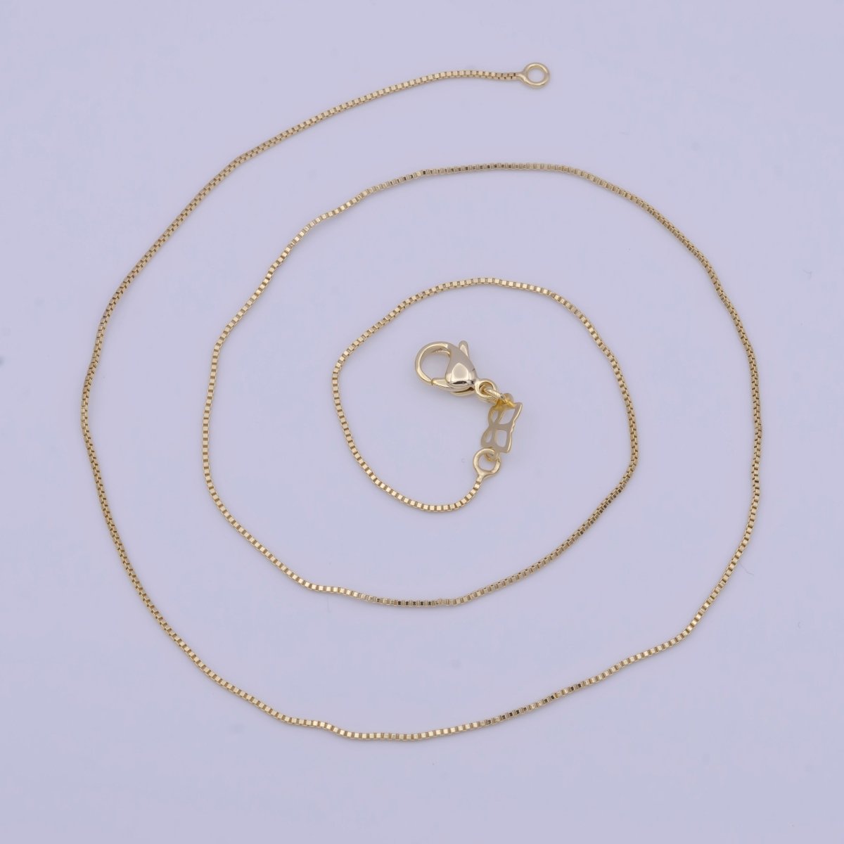 Dainty Box Chain 14k Gold Filled Box Chain, Everyday Jewelry, Essential Layering Chain Ready To wear Necklace | WA-1111 WA-1153 Clearance Pricing - DLUXCA