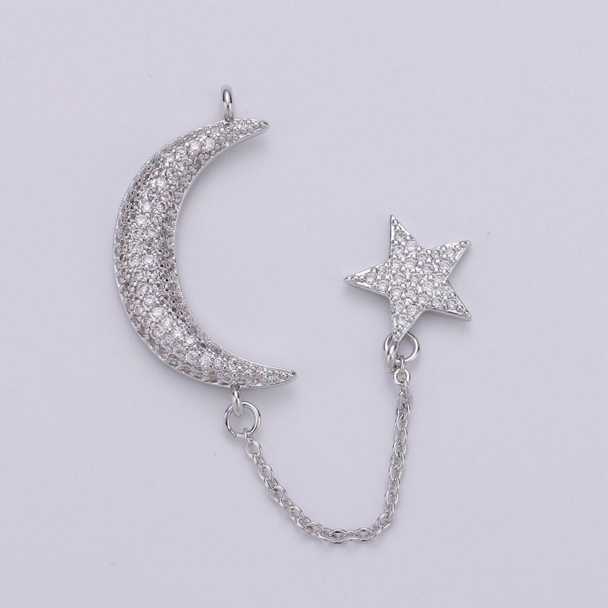 Dainty Elegant Celestial Moon and Star Charm L-112~L-113 - DLUXCA