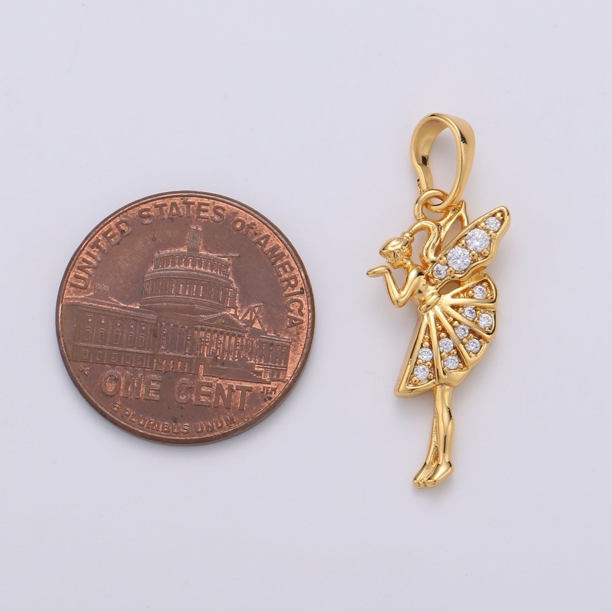 Dainty Fairy Gold Filled Pendants J-067 - DLUXCA