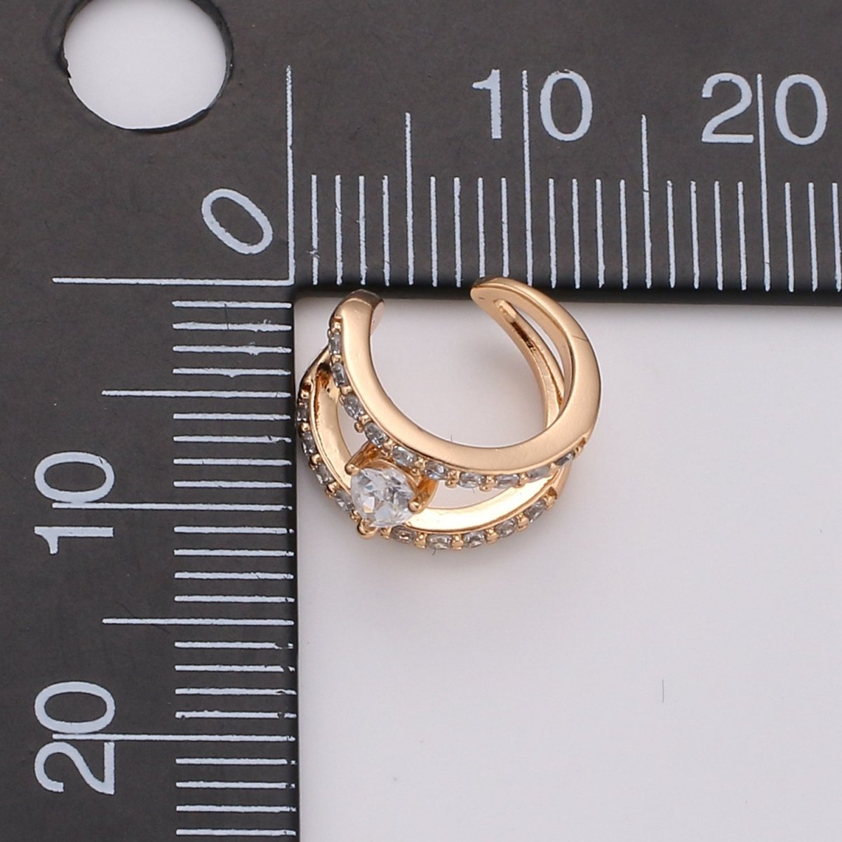 Dainty Gold Filled Minimalist Earcuffs - AI-091 - DLUXCA