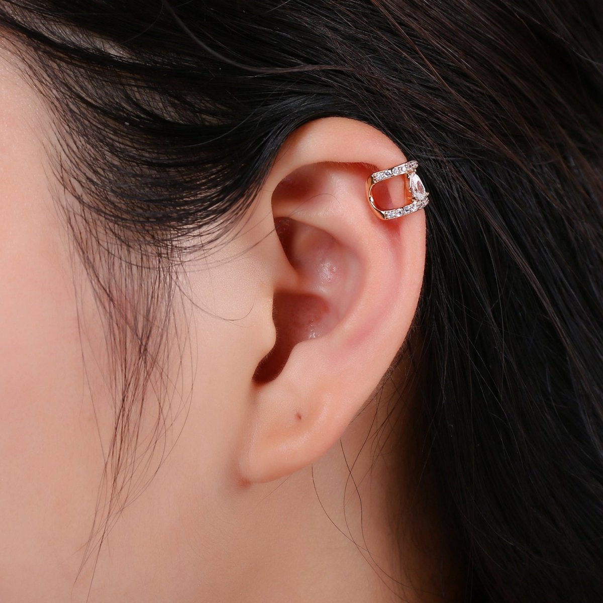 Dainty Gold Filled Minimalist Earcuffs - AI-091 - DLUXCA