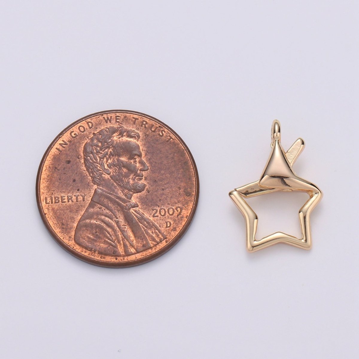 Dainty Gold Filled Star Charms L-003 - DLUXCA