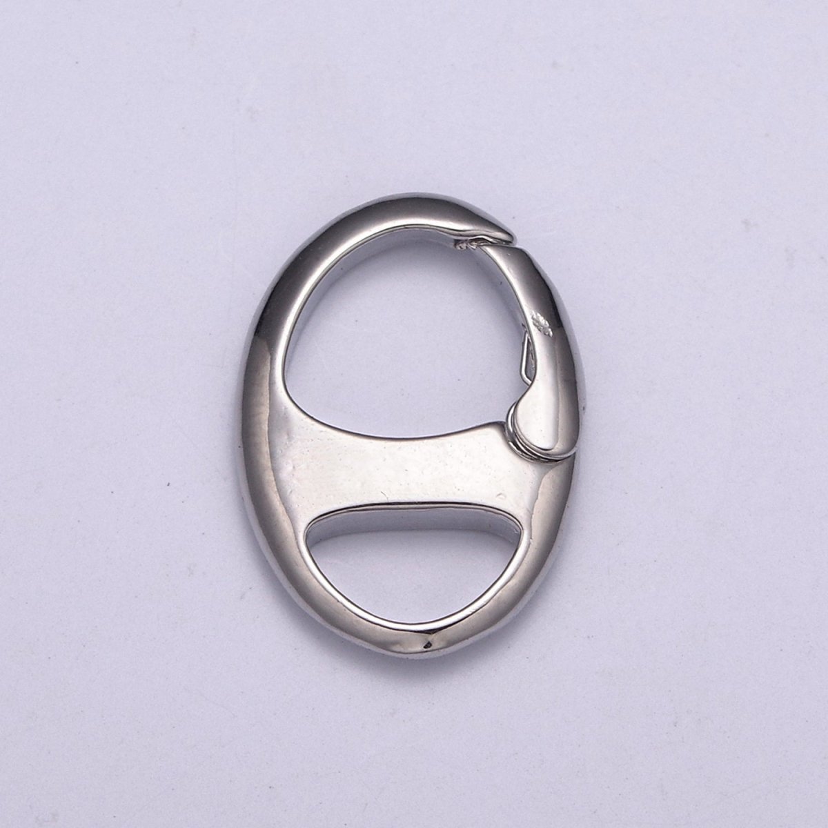Dainty Gold Spring Gate Ring, Push Gate ring, Soda Tab Clasp 14K Gold Filled Clasp for Charm Holder Connector Clasp / Link Connector L-564 L-565 - DLUXCA