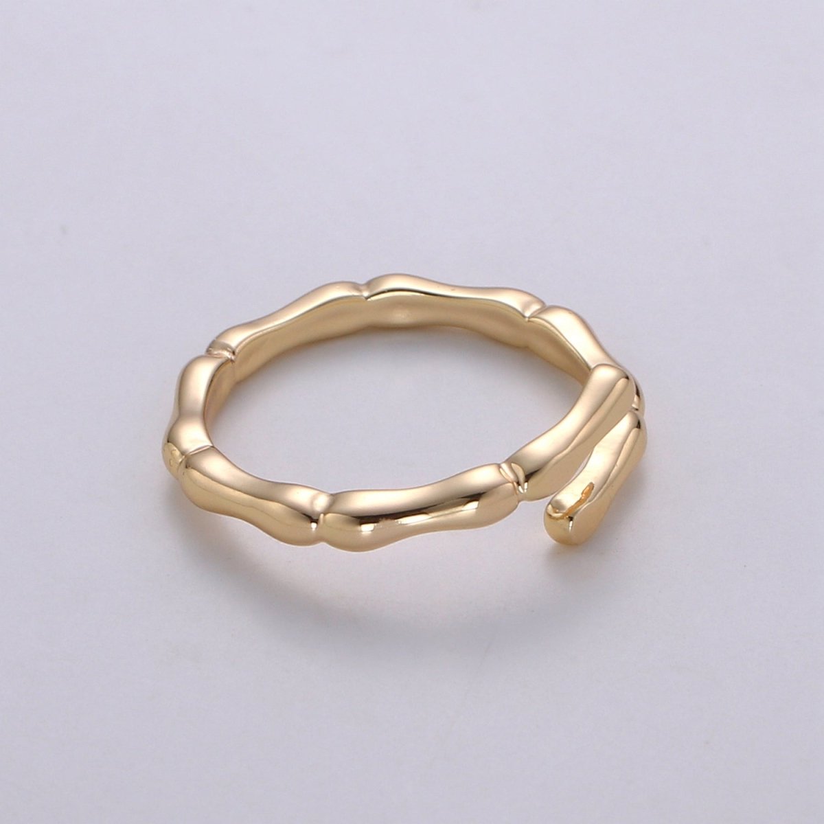 Dainty Gold Wrap ring, Gold wrap around ring wrapped gold ring gold cocktail ring, gold wrap around ring Minimalist Jewelry R-189 - DLUXCA