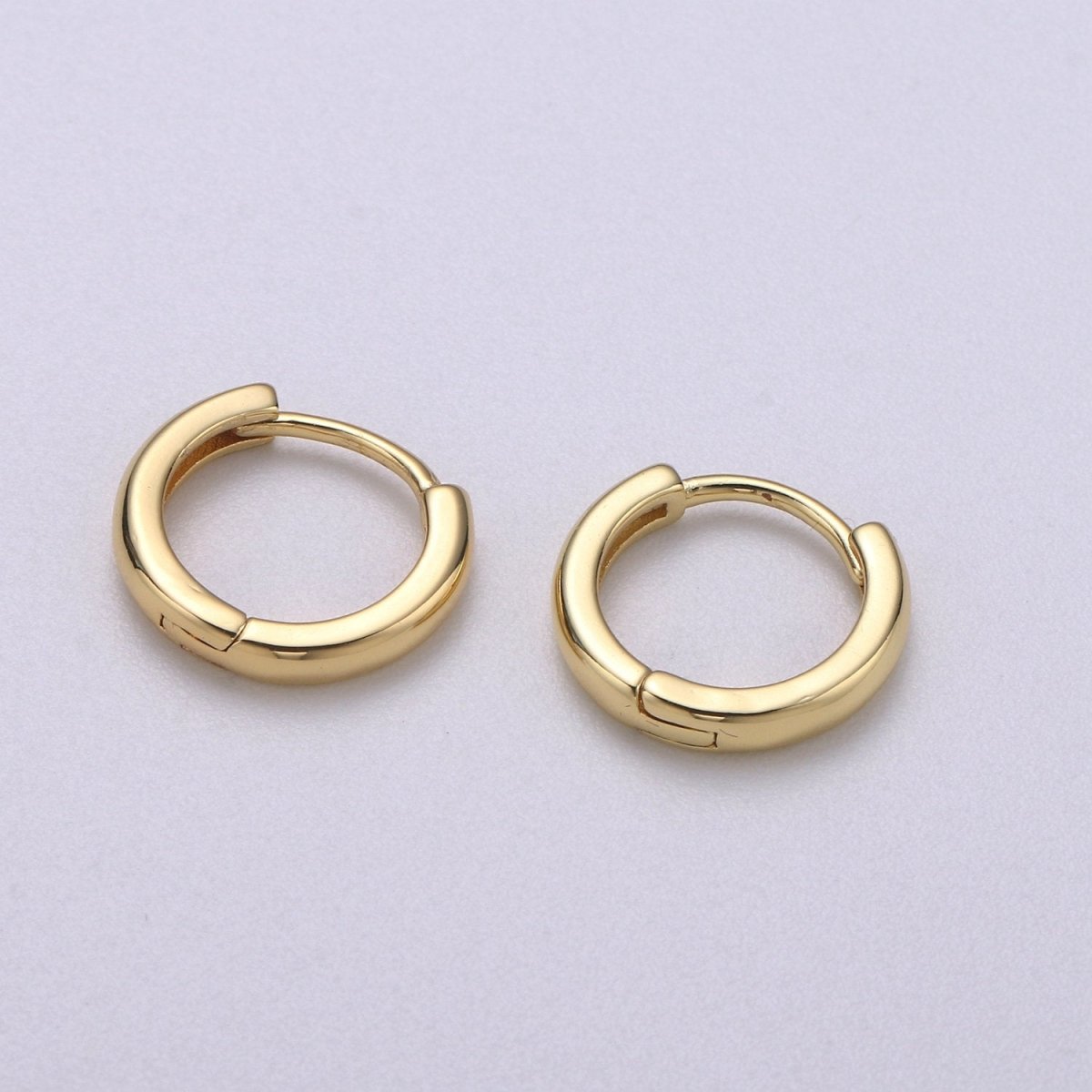 Dainty Hypoallergenic Cartilage Earrings Tiny Hoop Earrings 14K Gold Filled Hoop Tiny Hoop Earrings Small Huggie Minimalist Dainty Hoops for Gift idea Q-186 Q-224 Q-494 - DLUXCA