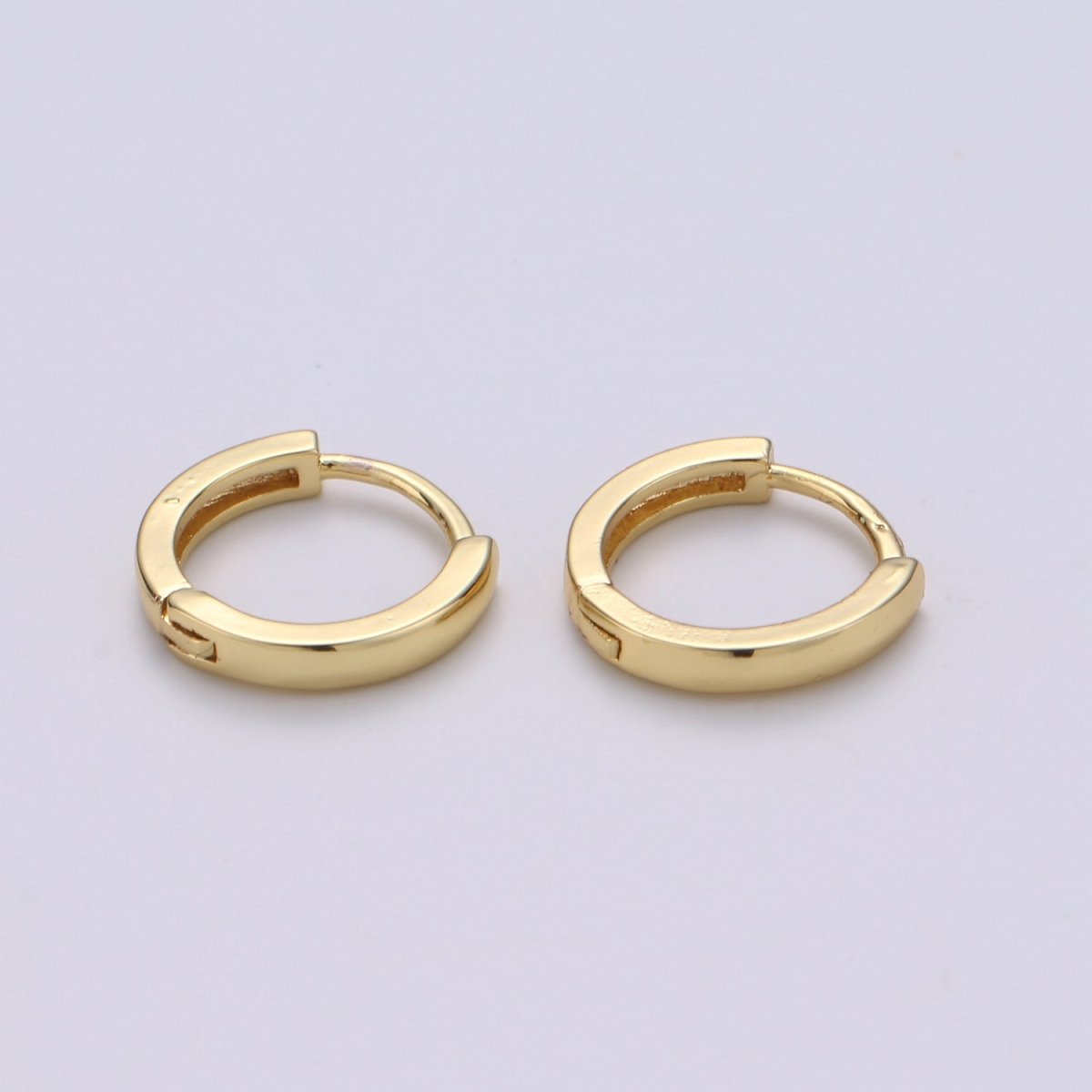 Dainty Hypoallergenic Cartilage Earrings Tiny Hoop Earrings 14K Gold Filled Hoop Tiny Hoop Earrings Small Huggie Minimalist Dainty Hoops for Gift idea Q-186 Q-224 Q-494 - DLUXCA