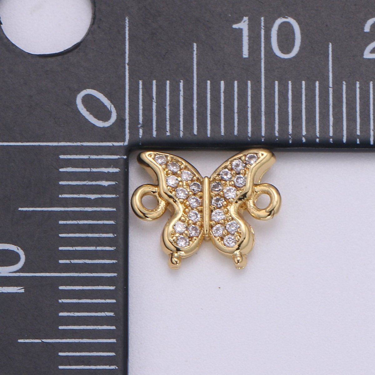 Dainty Little Butterfly Gold Filled Connectors F-602 - DLUXCA