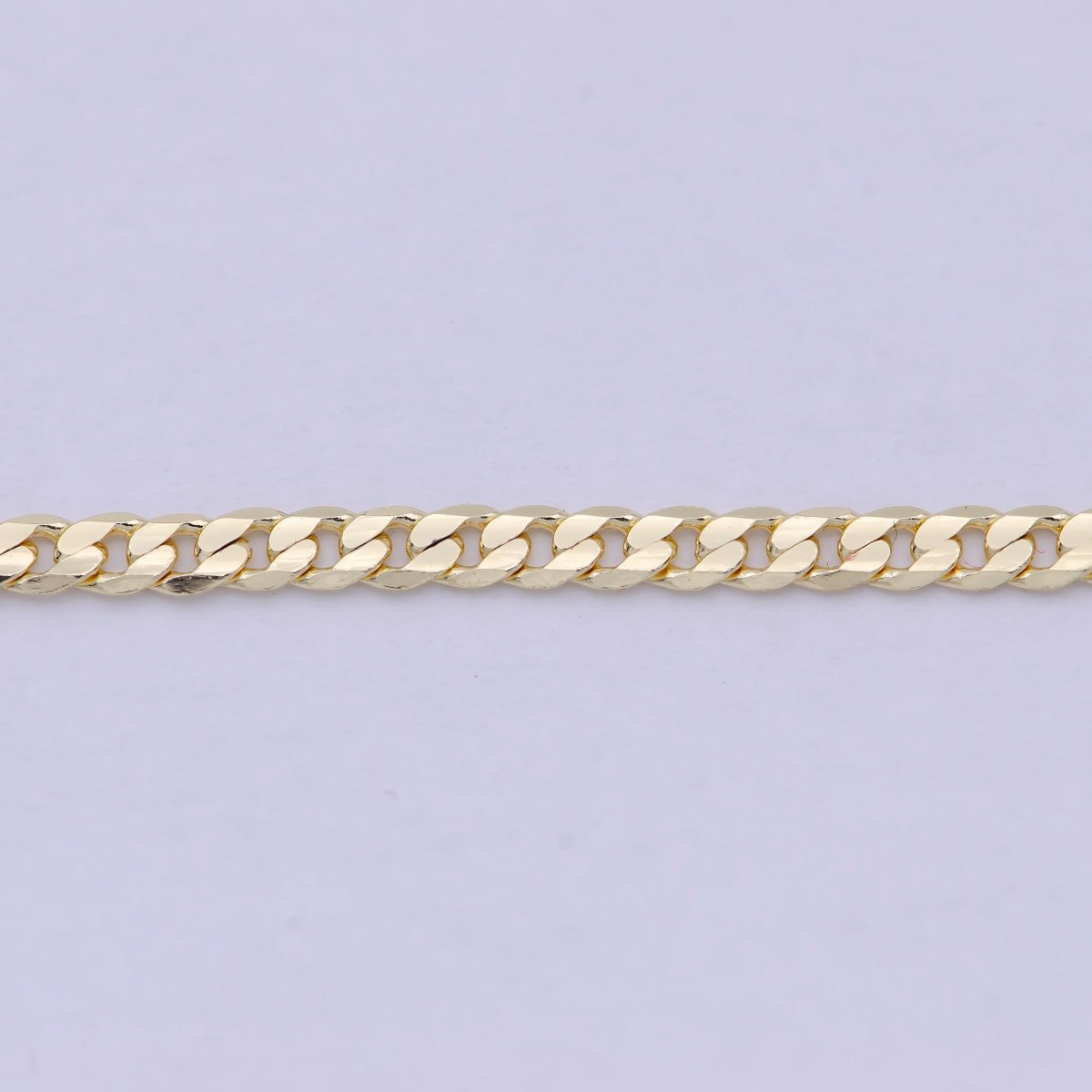 Dainty Miami Cuban Gold Curb Link Chain, 2.2mm 18K Gold filled Chain Necklace• Gold Necklace Gold filled Layer Necklace | WA-829 Clearance Pricing - DLUXCA