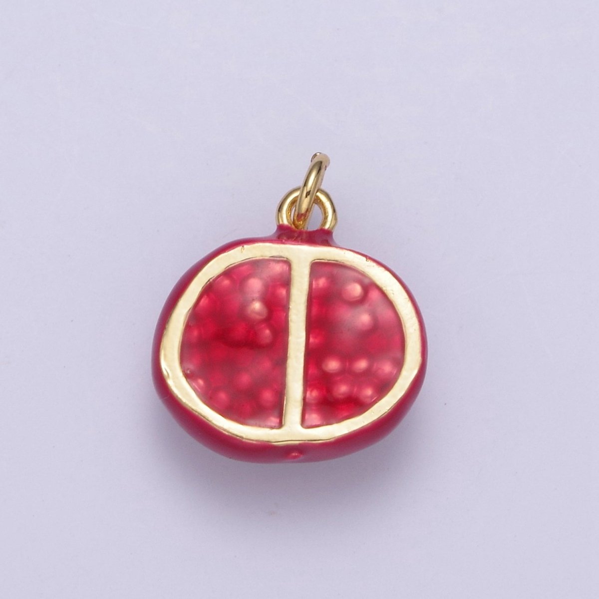 Dainty Pomegranate Charm Pendant Fruit Charm Necklace Bracelet Earring DIY Jewelry Making Supply N-725 - DLUXCA