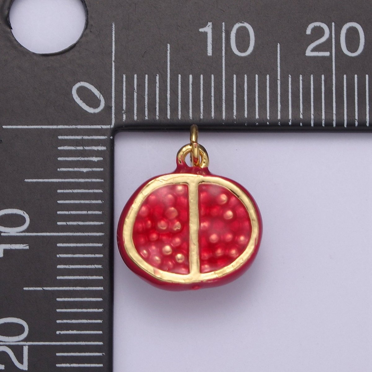 Dainty Pomegranate Charm Pendant Fruit Charm Necklace Bracelet Earring DIY Jewelry Making Supply N-725 - DLUXCA