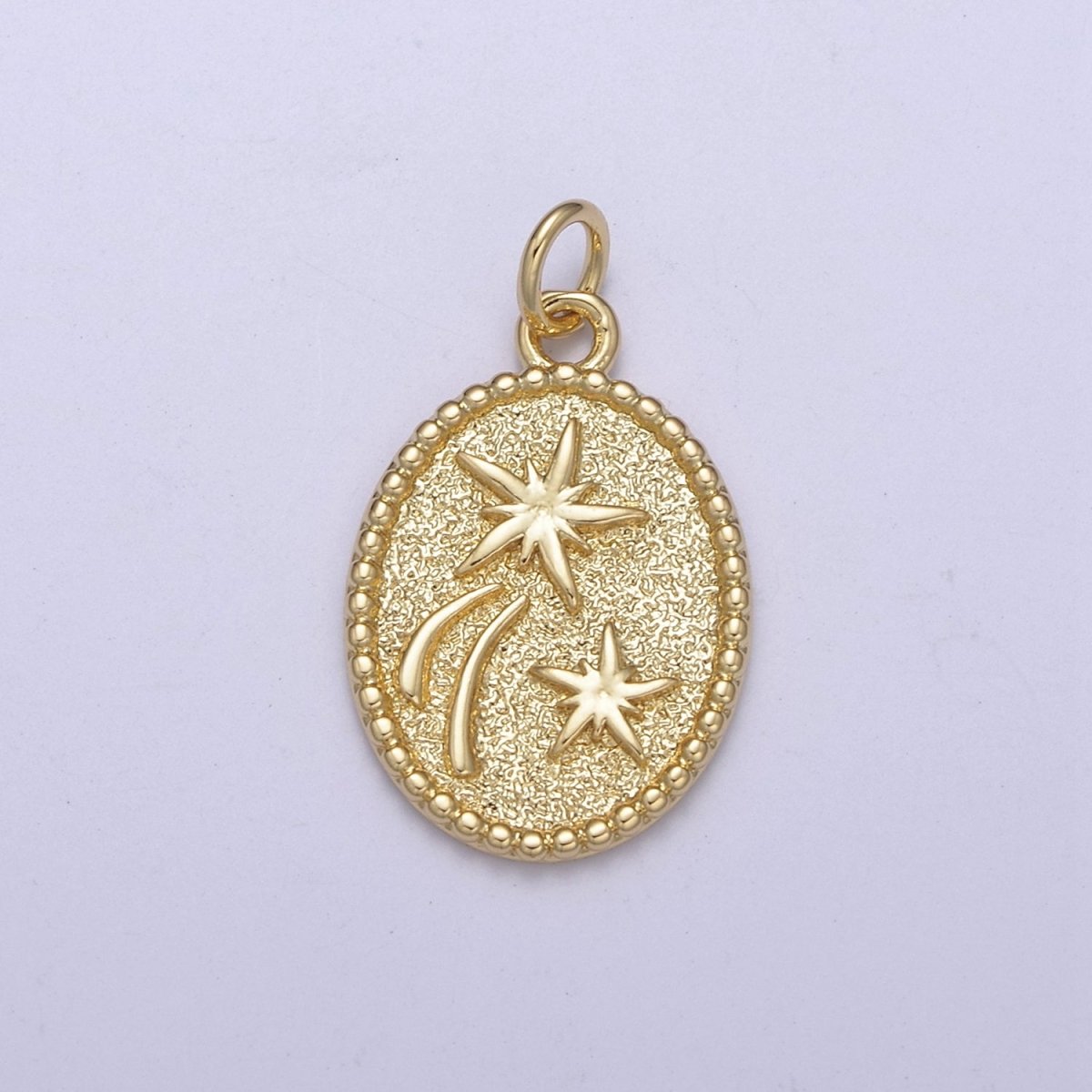 Dainty Small Fireworks Star Shooting Star Charm C-669 - DLUXCA