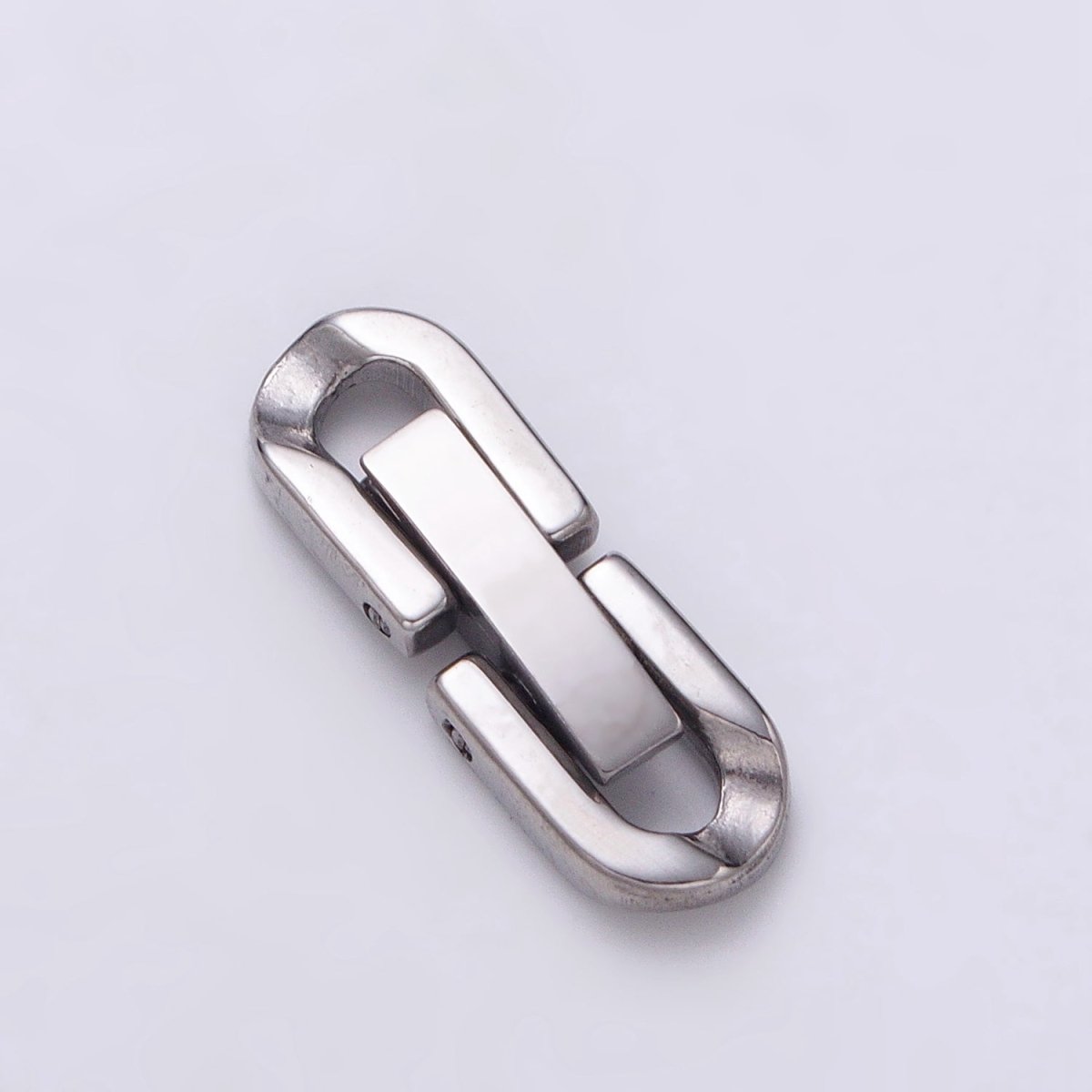 Dainty Stainless Steel Fold Over Clasps Extender Clasp Closure Gold End Caps for Necklace Bracelet Jewelry Component Handmade Supply Z-320 Z-321 - DLUXCA