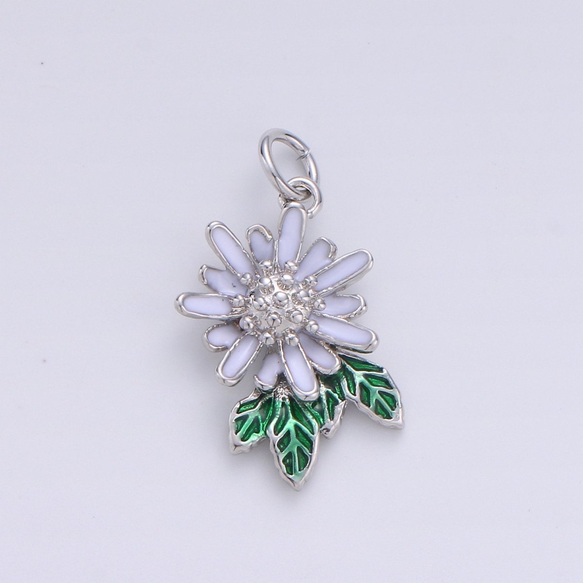 Dainty Sun Flower Charms Enamel Gold Plated for Bracelet Necklace Earring Component Summer Jewelry Flower Floral Pendant D-262 D-263 - DLUXCA