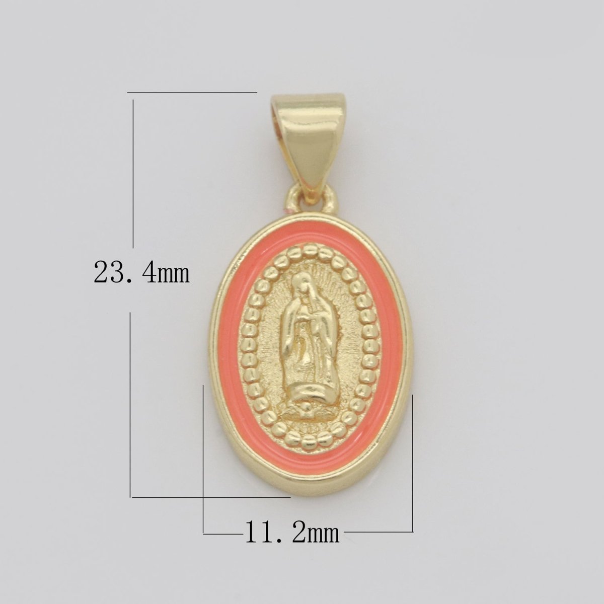 Dainty Virgin Mary Charm gold medallion Charm, gold filled Lady Guadalupe religious medal Saint Pendant Religious Coin Catholic Enamel Jewelry N-1363 N-1364 N-1365 N-1366 N-1367 N-1368 N-1369 N-1370 N-1371 N-1372 - DLUXCA