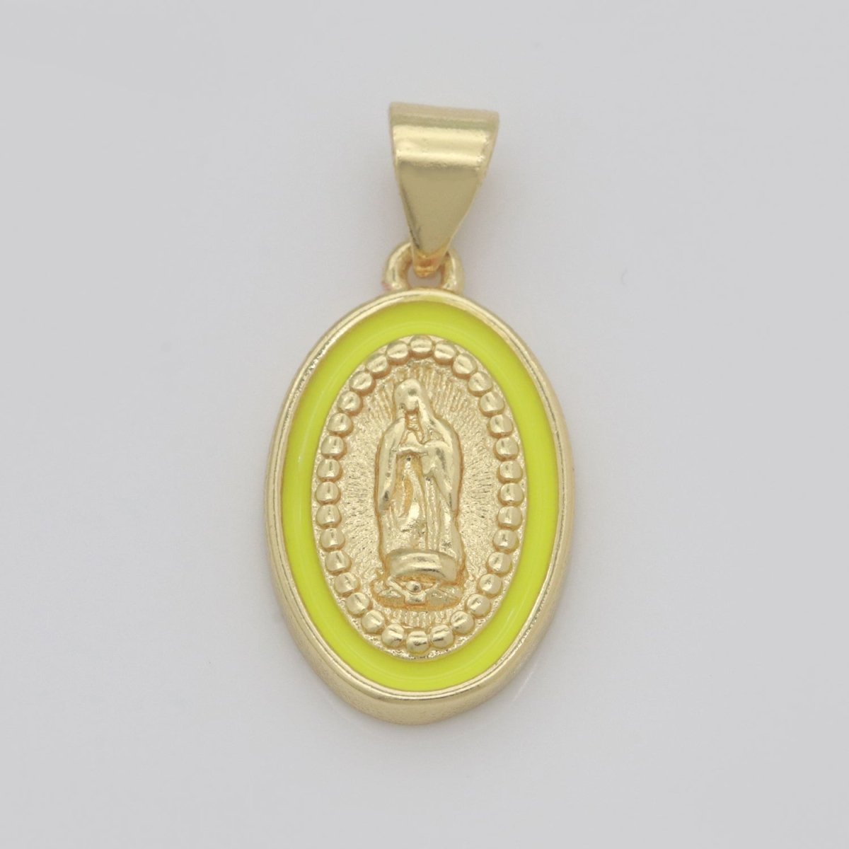 Dainty Virgin Mary Charm gold medallion Charm, gold filled Lady Guadalupe religious medal Saint Pendant Religious Coin Catholic Enamel Jewelry N-1363 N-1364 N-1365 N-1366 N-1367 N-1368 N-1369 N-1370 N-1371 N-1372 - DLUXCA