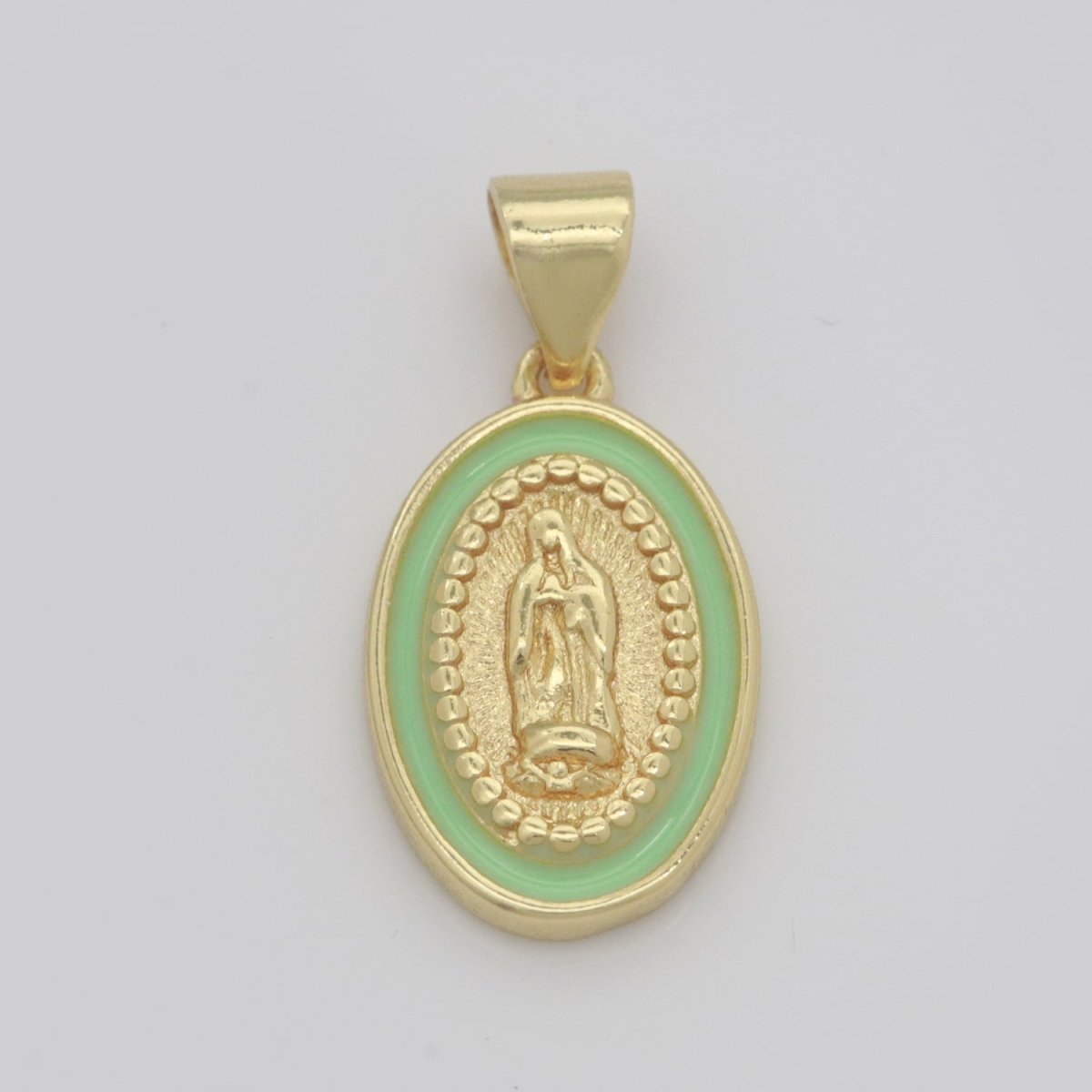 Dainty Virgin Mary Charm gold medallion Charm, gold filled Lady Guadalupe religious medal Saint Pendant Religious Coin Catholic Enamel Jewelry N-1363 N-1364 N-1365 N-1366 N-1367 N-1368 N-1369 N-1370 N-1371 N-1372 - DLUXCA