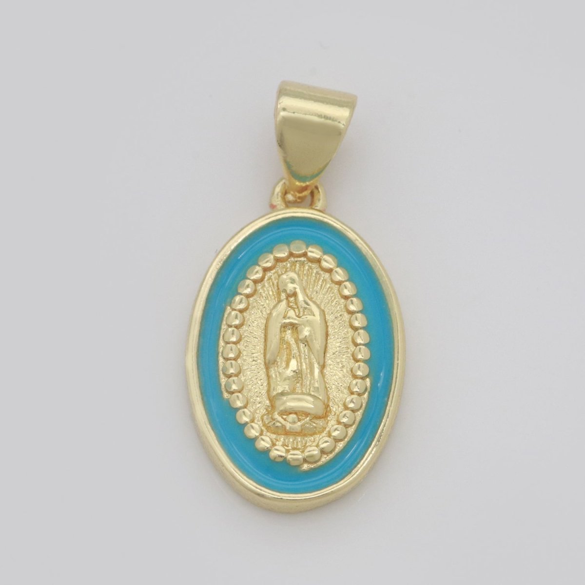 Dainty Virgin Mary Charm gold medallion Charm, gold filled Lady Guadalupe religious medal Saint Pendant Religious Coin Catholic Enamel Jewelry N-1363 N-1364 N-1365 N-1366 N-1367 N-1368 N-1369 N-1370 N-1371 N-1372 - DLUXCA