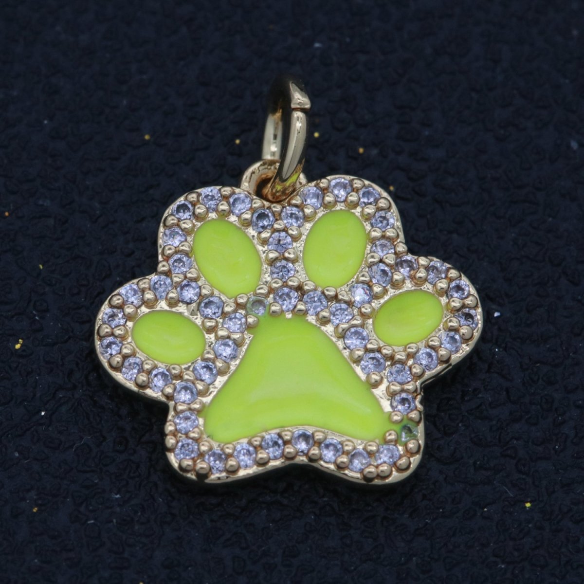 Dog Paw Gold Filled Charms M-648 - M-657 - DLUXCA