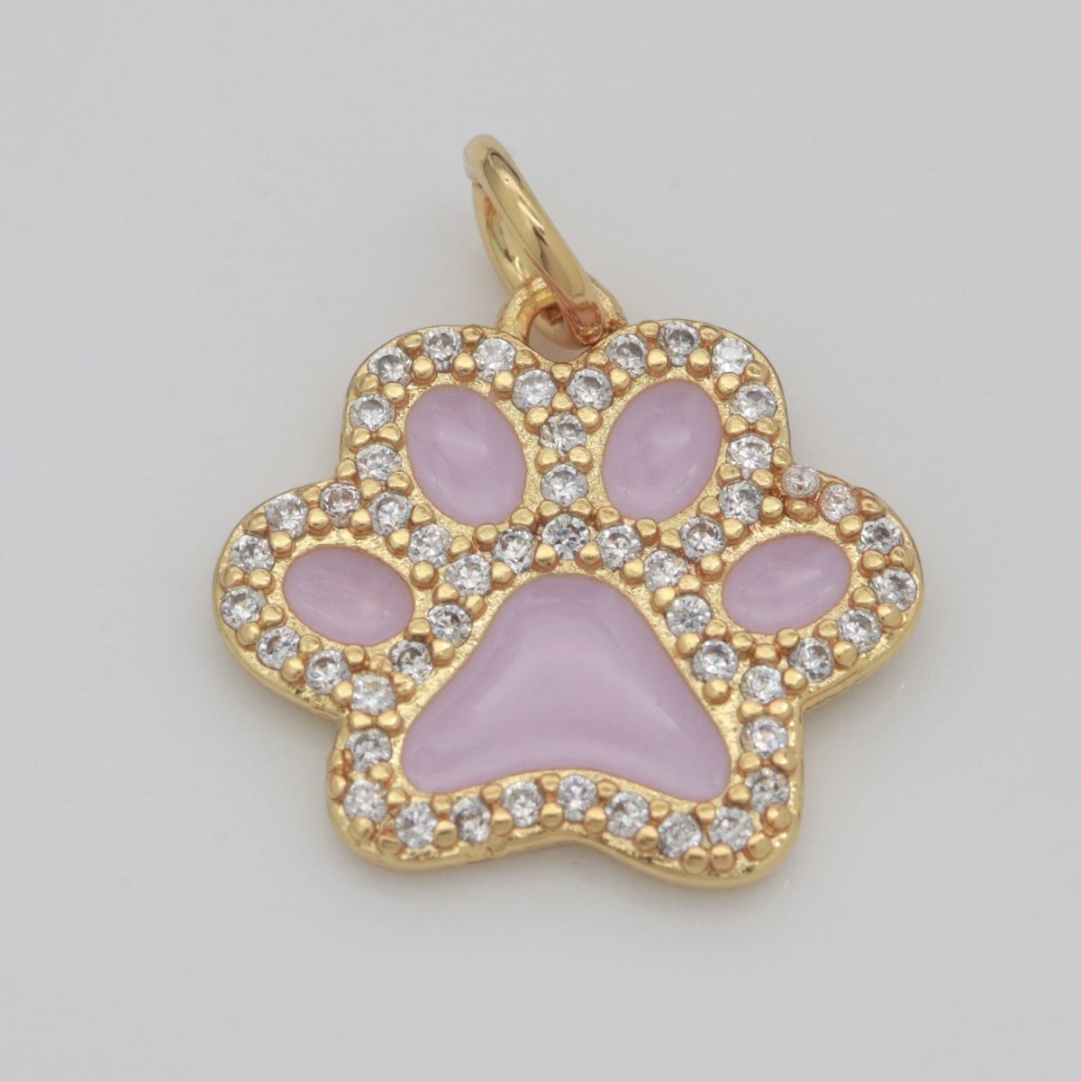 Dog Paw Gold Filled Charms M-648 - M-657 - DLUXCA