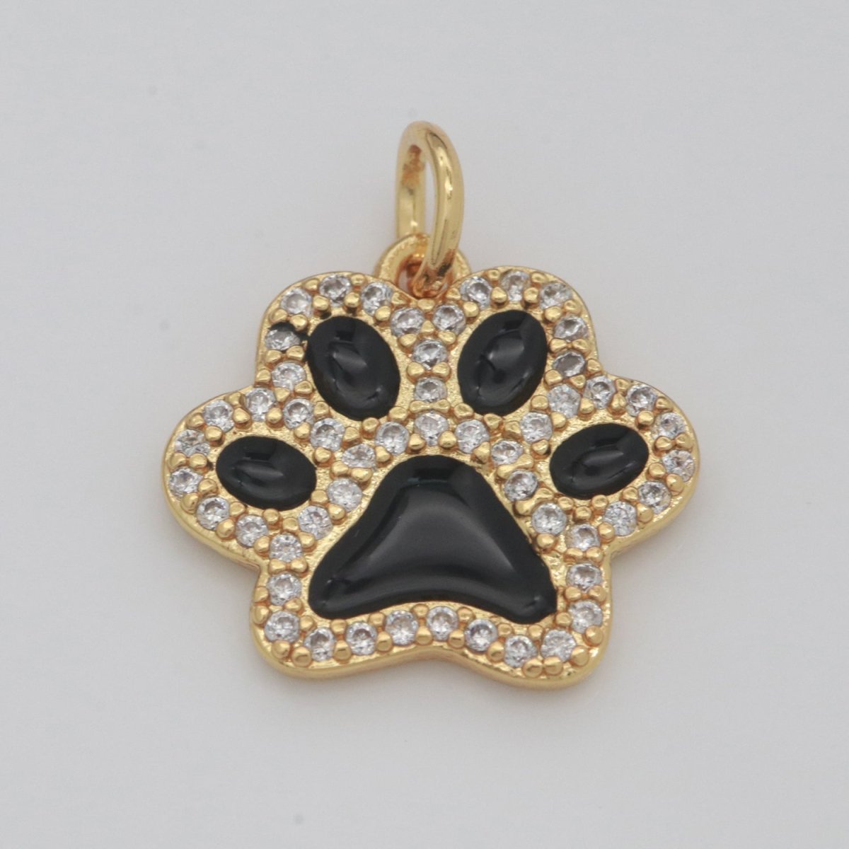 Dog Paw Gold Filled Charms M-648 - M-657 - DLUXCA