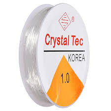 Elastic Stretch Silicon Elastic Thread - 1.0 Crystal Tec (small) - DLUXCA