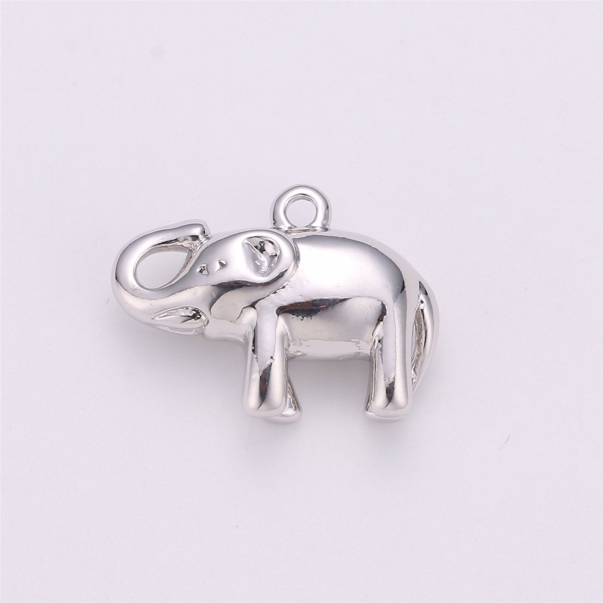 Elephant Charm 18k Gold Filled Elephant Charm for Necklace Bracelet Earring Charm for jewelry making supply C-540 - DLUXCA