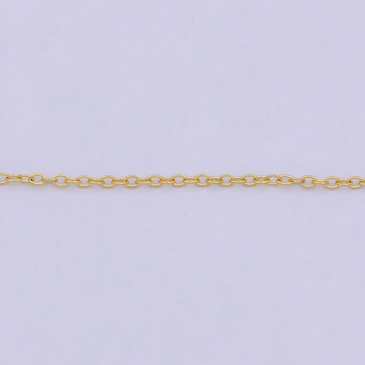 Fine Cable Chain 24K Gold Filled Adjustable Necklace | WA-793 Clearance Pricing - DLUXCA