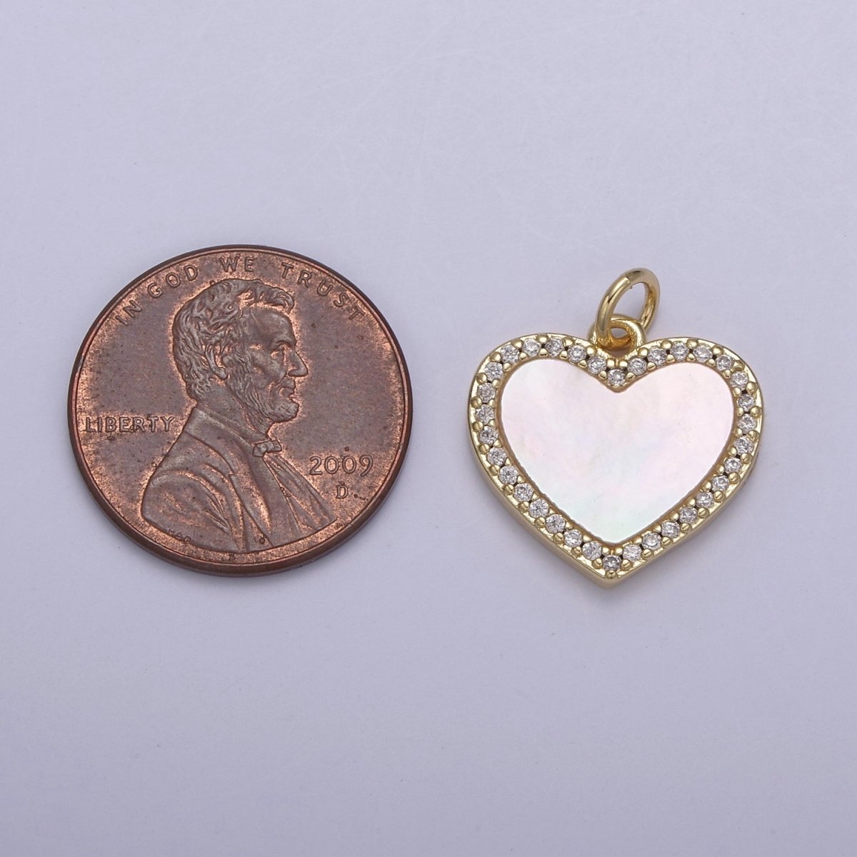 Gemstone Heart Charm, Boho Heart Pendant for Necklace, Turquoise Heart Pendant, Malachite Heart Pendant, Tiger Eye Pearl Abalone Heart Charm for Jewelry Making N-896 - N-900 - DLUXCA