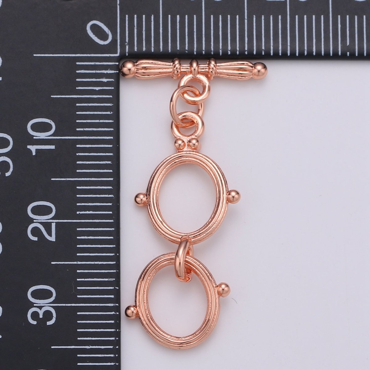 Gold Buoy Toggle Clasp with Jumpring Ship Sailor Clasp Gold Filled Toggle Clasp L-096~L-099 - DLUXCA