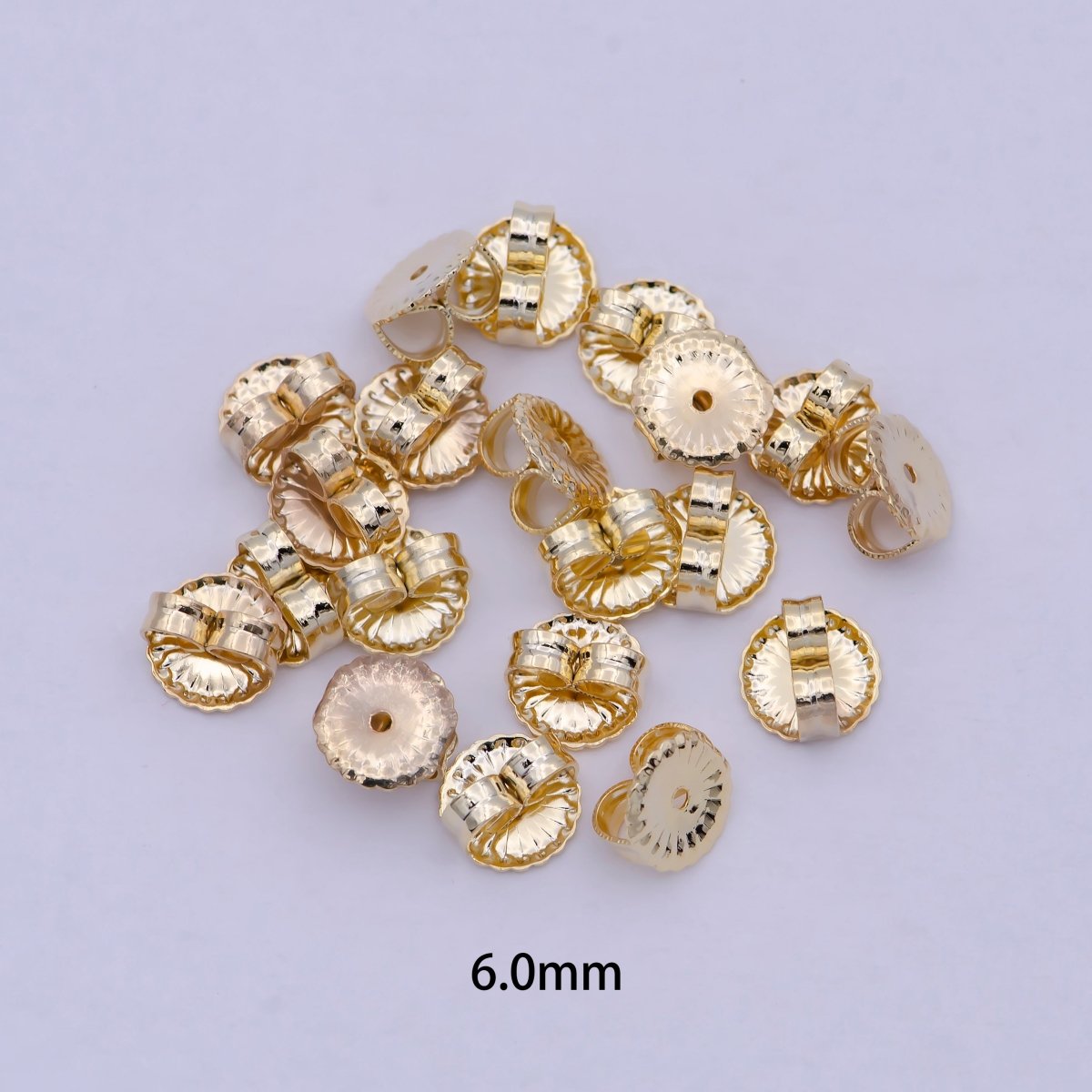 Gold Earring Backs for Stud Earring ,Adjustable Hypoallergenic Earring Backs For Jewelry Making Supply K-799 - DLUXCA
