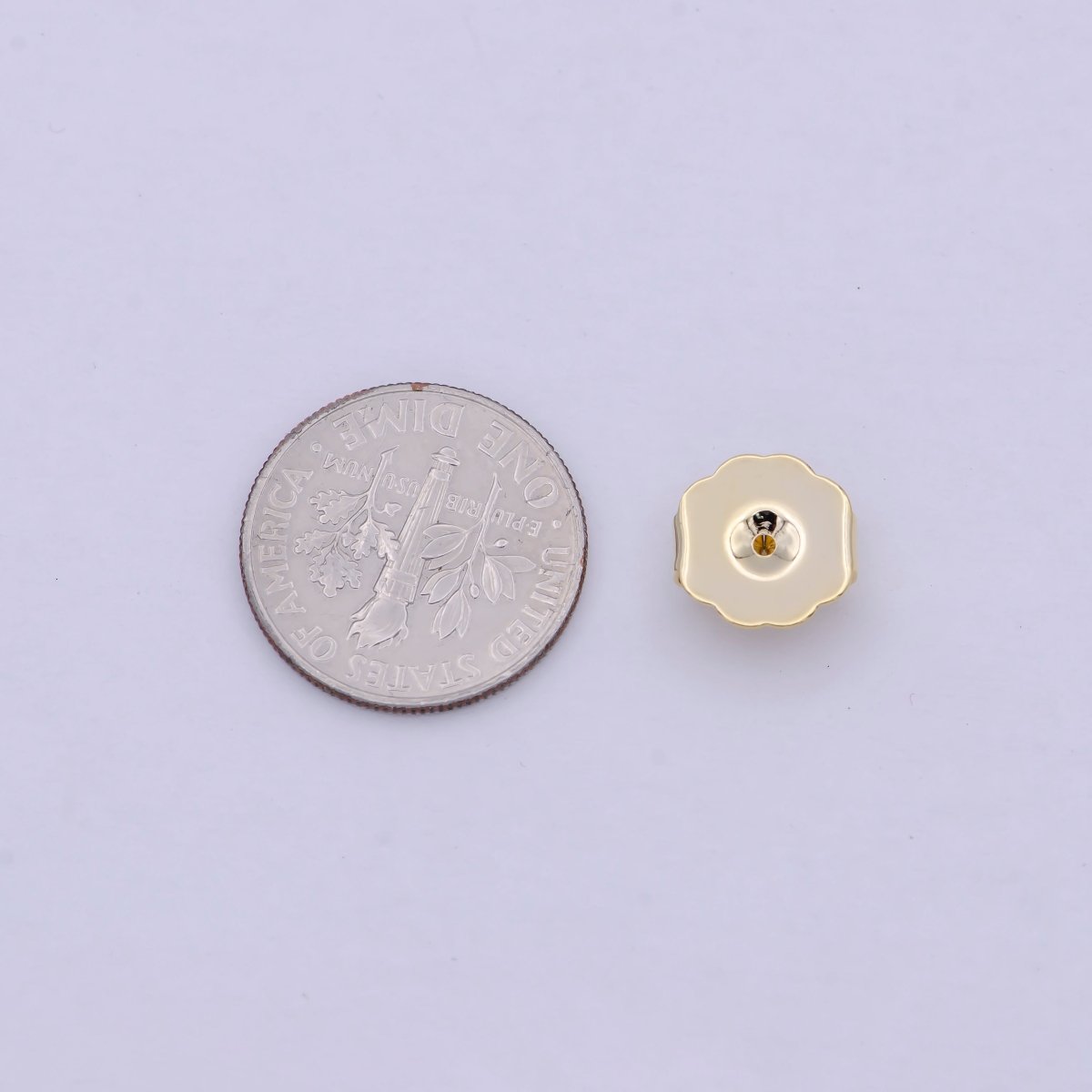 Gold Earring Backs Replacements Hypoallergenic Earring Backs for Studs, Secure Ear Locking for Stud Earrings Ear Nut for Posts, 6,9.5mm K-335, K-576 - DLUXCA