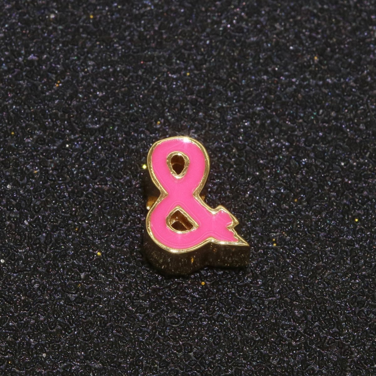 Gold Enamel Spacer Beads, Symbol Beads, Ampersand Beads Heart Star Pink Red Enamel Beads for Bracelet Necklace Component 8mm,10mm B-516 to B-527 - DLUXCA