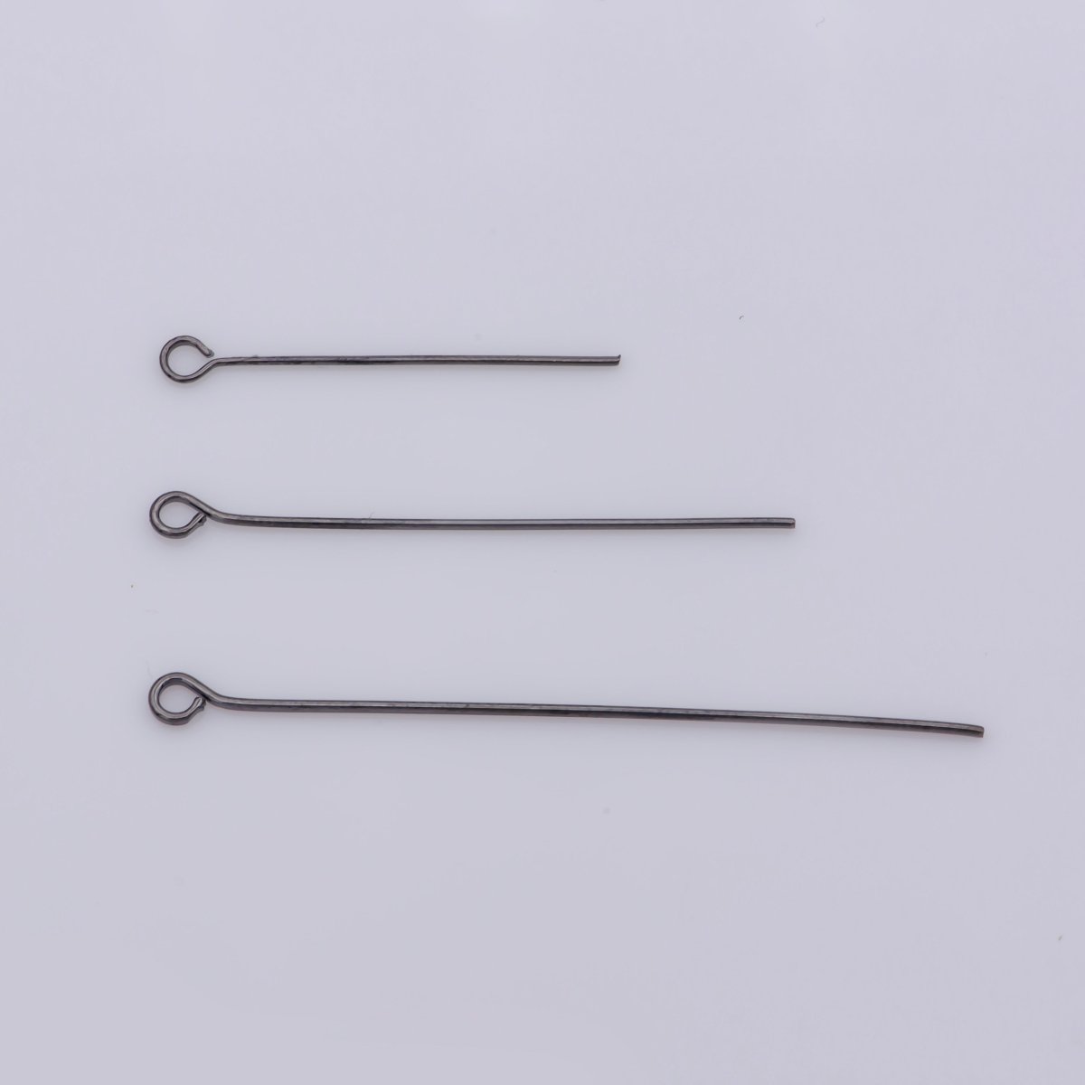 Gold Eye Pin Open Eyepins Headpins 0.5mm (24 Gauge) by 25, 35, 45mm Jewelry Making Craft Supply DIY Finding L-548 L-554 L-555 - DLUXCA