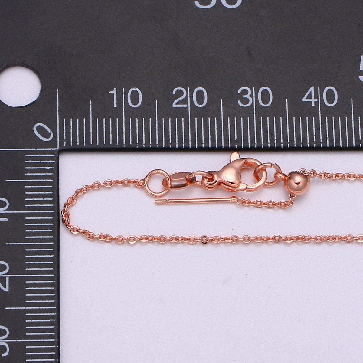Gold Filled 18.5mm Chain with Lobster Clasp For Necklace Anklet DIY Jewelry Making L-202~L-205 - DLUXCA