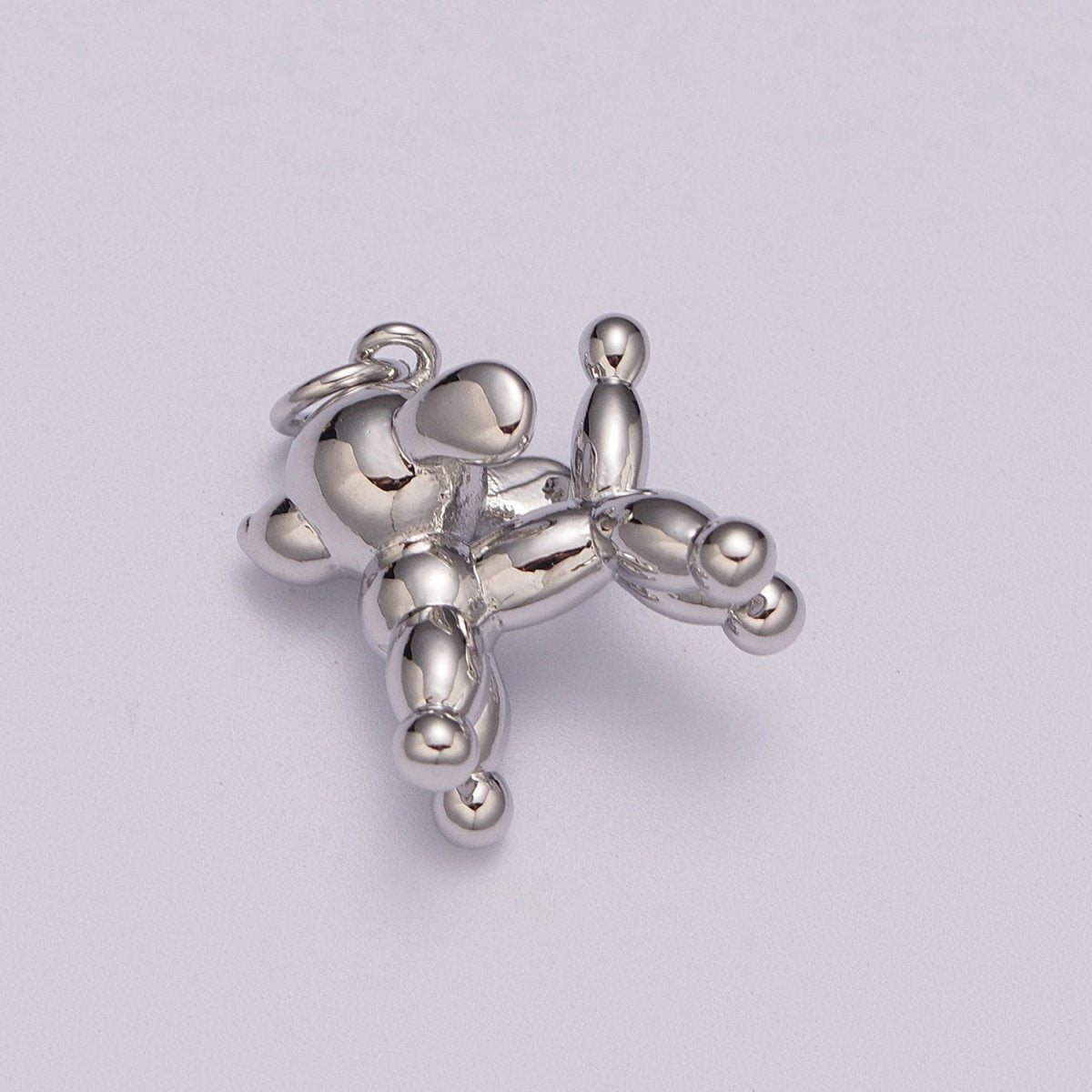 Gold Filled Balloon Dog Charm, 3D Balloon Dog, Animal Balloon Charm, Balloon Animal, Gift for Dog Lover, Funny Charm for Kids, Party Dog M-898 M-899 - DLUXCA