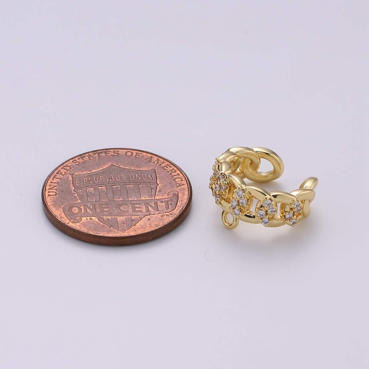 Gold Filled Chain Earcuffs For DIY Earcuffs L-289~L-290 - DLUXCA