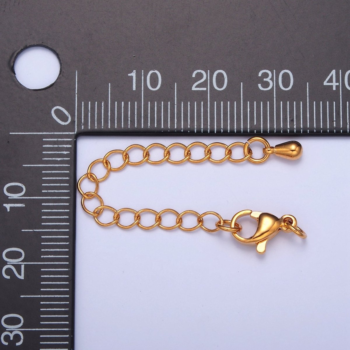Gold Filled Chain Extender Lobster Clasps Closure Set Supply in Gold & Silver L-676 L-774 - DLUXCA